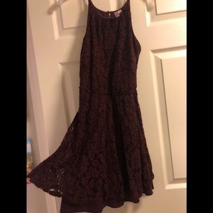 Purple Plum Lace Dress